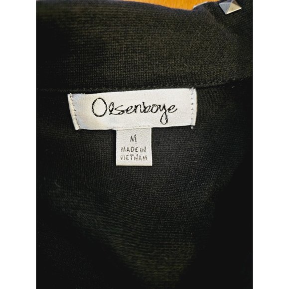 Olsenboye moto jacket size Small studded soft shell zip - Picture 12 of 12